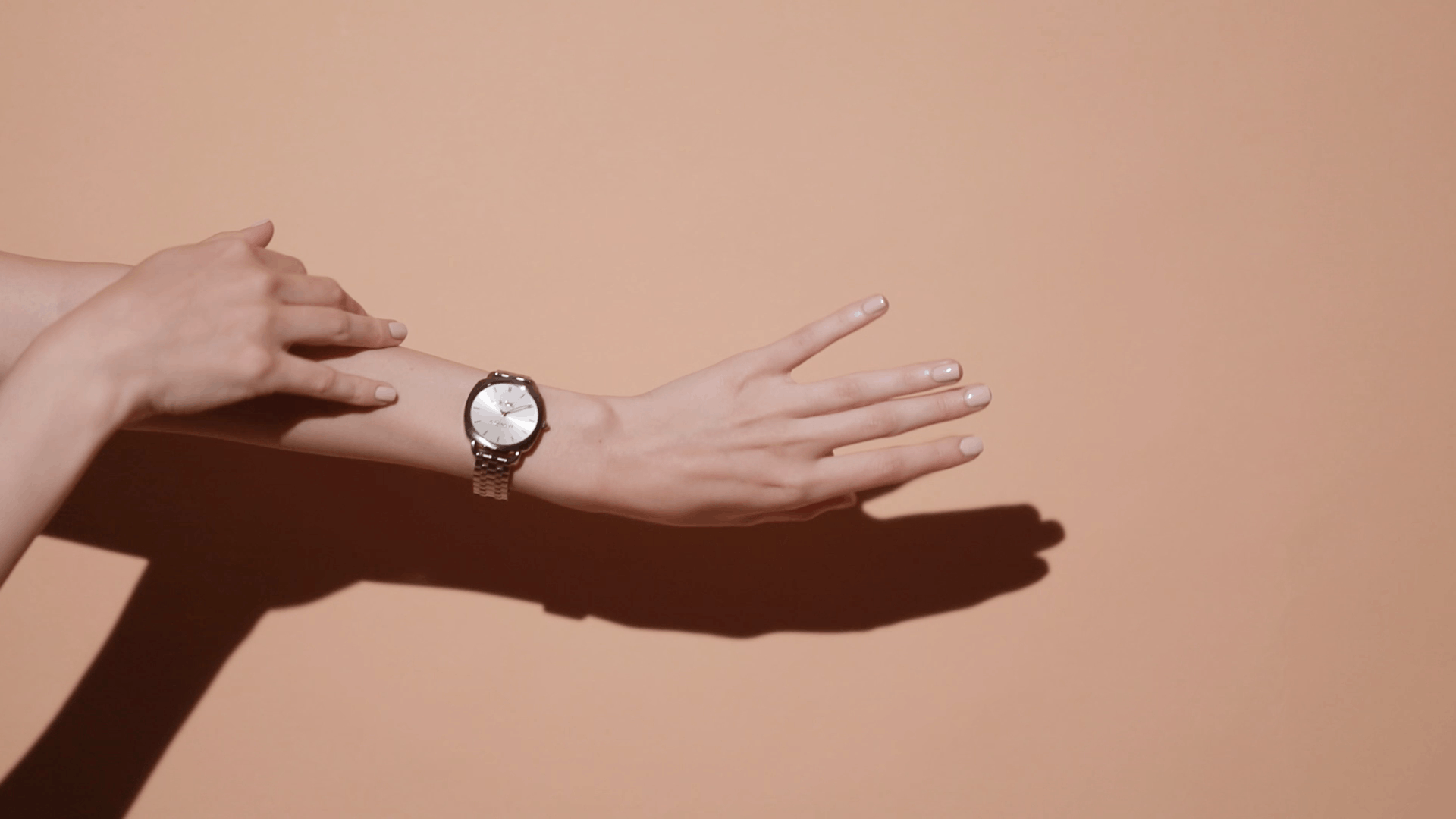 person human hand finger wristwatch