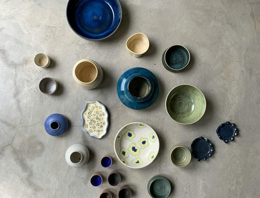 porcelain art pottery bowl