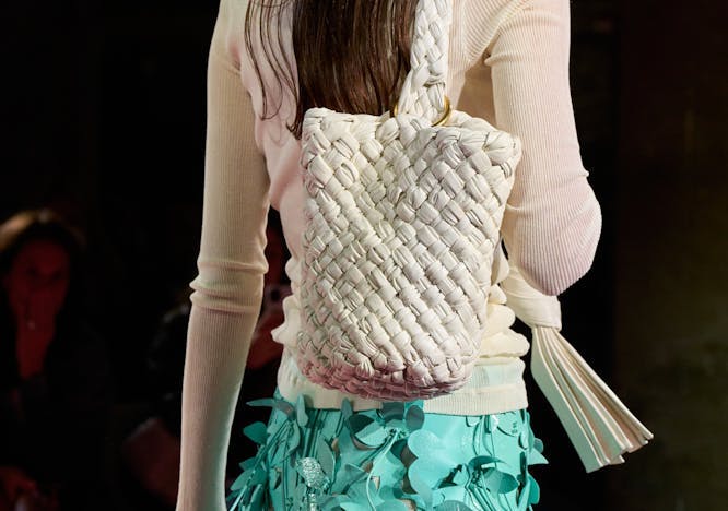 handbag bag dress purse woman adult female person fashion formal wear